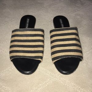 Alice and Olivia slide sandals